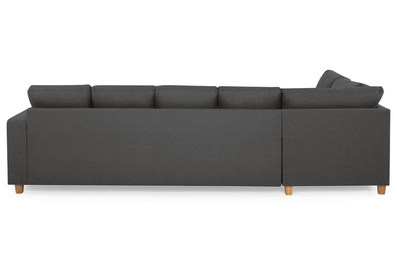 Crazy 5-sits Vänstervänd U-formad Soffa med Divan och Schäslong i Tyg - Mörkgrå - Möbler - Soffa - U-soffa