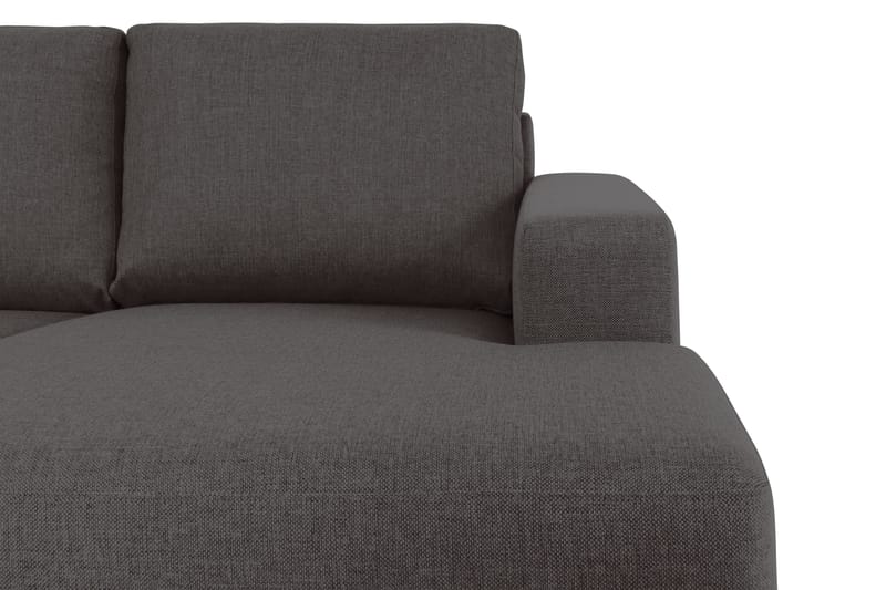 Crazy 5-sits Vänstervänd U-formad Soffa med Divan och Schäslong i Tyg - Mörkgrå - Möbler - Soffa - U-soffa