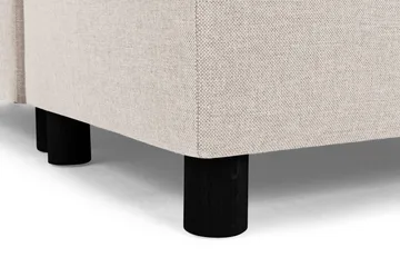 Crazy 5-sits Vänstervänd U-formad X-Large Soffa med Divan och Schäslong i Tyg - Beige - Möbler - Soffa - U-soffa