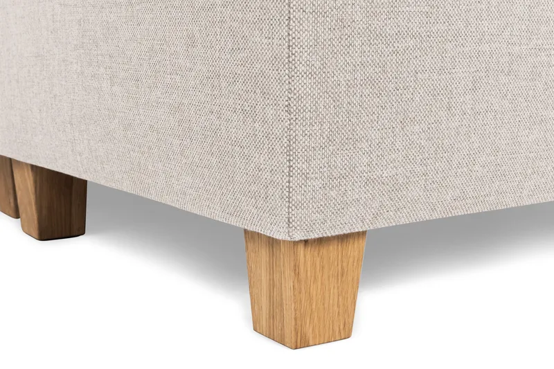 Crazy 5-sits Vänstervänd U-formad X-Large Soffa med Divan och Schäslong i Tyg - Beige - Möbler - Soffa - U-soffa