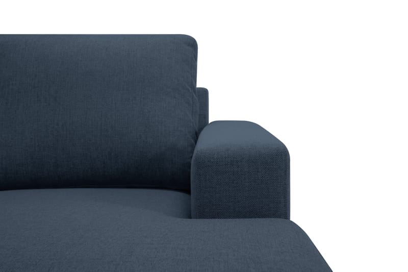 Crazy 5-sits Vänstervänd U-formad X-Large Soffa med Divan och Schäslong i Tyg - Blå - Möbler - Soffa - U-soffa