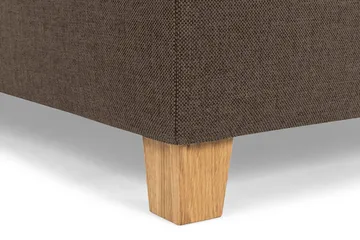 Crazy 5-sits Vänstervänd U-formad X-Large Soffa med Divan och Schäslong i Tyg - Brun - Möbler - Soffa - U-soffa