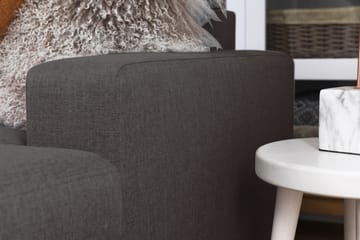 Crazy 5-sits Vänstervänd U-formad X-Large Soffa med Divan och Schäslong i Tyg - Mörkgrå - Möbler - Soffa - U-soffa