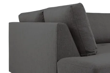 Crazy 5-sits Vänstervänd U-formad X-Large Soffa med Divan och Schäslong i Tyg - Mörkgrå - Möbler - Soffa - U-soffa