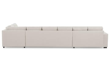 Crazy 6-sits Högervänd U-formad XX-Large Soffa med Divan och Schäslong i Tyg - Beige - Möbler - Soffa - U-soffa