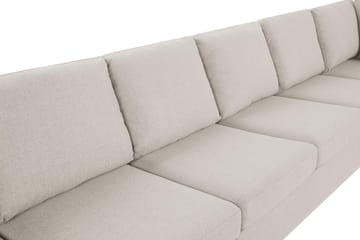 Crazy 6-sits Högervänd U-formad XX-Large Soffa med Divan och Schäslong i Tyg - Beige - Möbler - Soffa - U-soffa