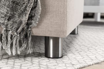 Crazy 6-sits Högervänd U-formad XX-Large Soffa med Divan och Schäslong i Tyg - Beige - Möbler - Soffa - U-soffa