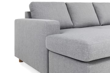 Crazy 6-sits Högervänd U-formad XX-Large Soffa med Divan och Schäslong i Tyg - Grå - Möbler - Soffa - U-soffa