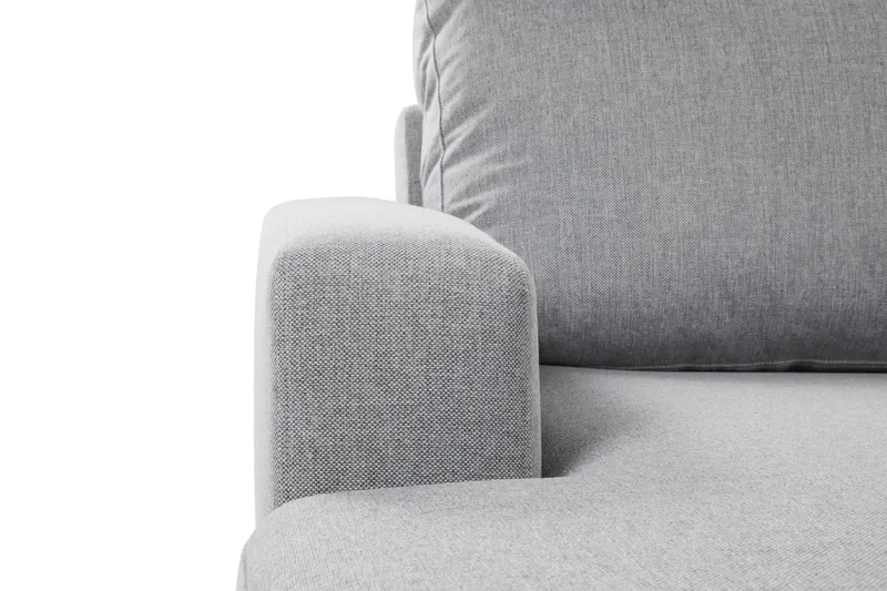 Crazy 6-sits Högervänd U-formad XX-Large Soffa med Divan och Schäslong i Tyg - Grå - Möbler - Soffa - U-soffa