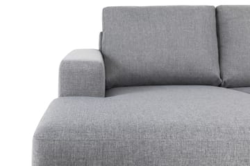 Crazy 6-sits Högervänd U-formad XX-Large Soffa med Divan och Schäslong i Tyg - Grå - Möbler - Soffa - U-soffa