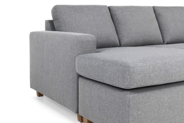 Crazy 6-sits Högervänd U-formad XX-Large Soffa med Divan och Schäslong i Tyg - Grå - Möbler - Soffa - U-soffa