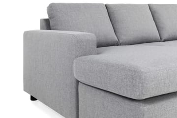 Crazy 6-sits Högervänd U-formad XX-Large Soffa med Divan och Schäslong i Tyg - Grå - Möbler - Soffa - U-soffa
