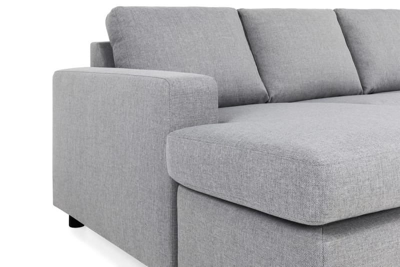 Crazy 6-sits Högervänd U-formad XX-Large Soffa med Divan och Schäslong i Tyg - Grå - Möbler - Soffa - U-soffa