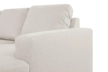 Crazy 6-sits Vänstervänd U-formad XX-Large Soffa med Divan och Schäslong i Tyg - Beige - Möbler - Soffa - U-soffa