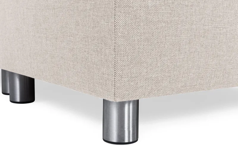 Crazy 6-sits Vänstervänd U-formad XX-Large Soffa med Divan och Schäslong i Tyg - Beige - Möbler - Soffa - U-soffa