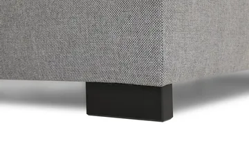 Crazy 6-sits Vänstervänd U-formad XX-Large Soffa med Divan och Schäslong i Tyg - Grå - Möbler - Soffa - U-soffa