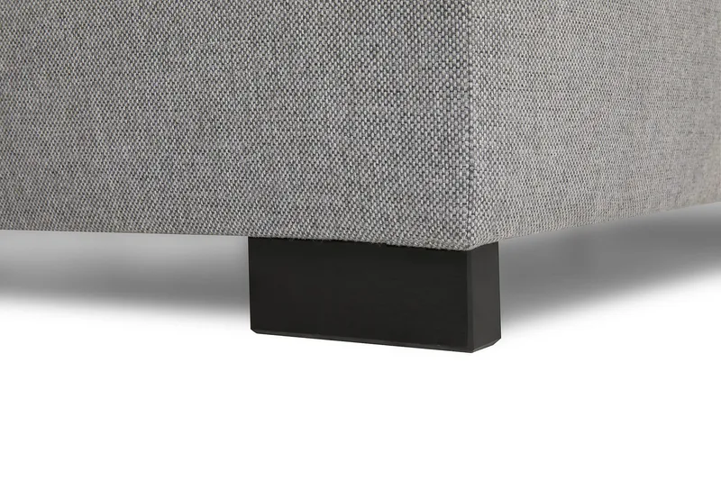 Crazy 6-sits Vänstervänd U-formad XX-Large Soffa med Divan och Schäslong i Tyg - Grå - Möbler - Soffa - U-soffa