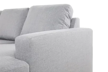 Crazy 6-sits Vänstervänd U-formad XX-Large Soffa med Divan och Schäslong i Tyg - Grå - Möbler - Soffa - U-soffa