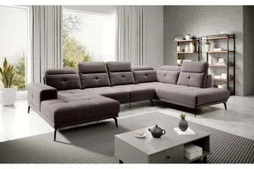 Devender Soffa m. Divan och Schäslong - Beige - Möbler - Soffa - U-soffa