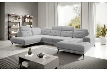 Devender Soffa m. Divan och Schäslong - Beige - Möbler - Soffa - U-soffa