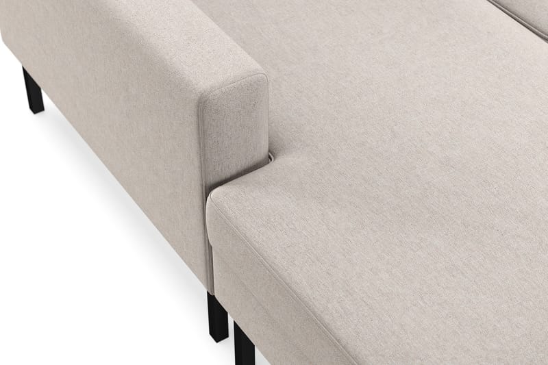 Frillestad 5-sits Högervänd U-formad Soffa med Divan och Schäslong i Tyg - Beige - Möbler - Soffa - U-soffa