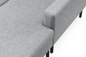 Frillestad 5-sits Vänstervänd U-formad Soffa med Divan och Schäslong i Tyg - Grå - Möbler - Soffa - U-soffa