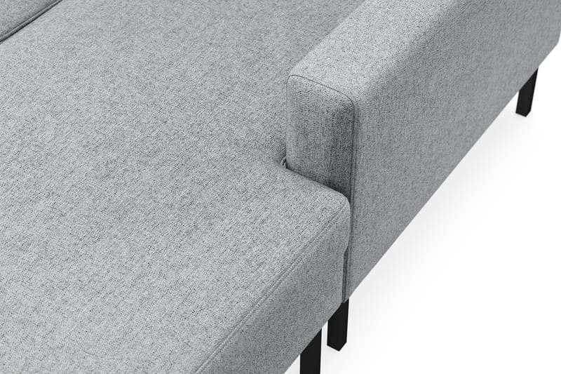 Frillestad 5-sits Vänstervänd U-formad Soffa med Divan och Schäslong i Tyg - Grå - Möbler - Soffa - U-soffa