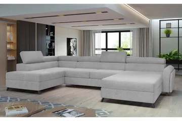Josette U-soffa med Divan Höger - Beige - Möbler - Soffa - U-soffa