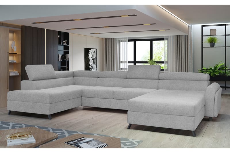 Josette U-soffa med Divan Höger - Beige - Möbler - Soffa - U-soffa