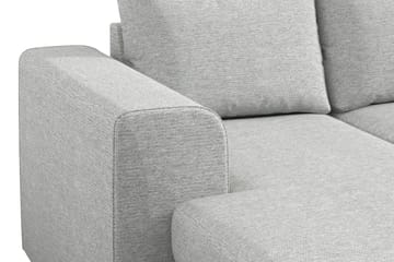 Link 4-sits Högervänd U-formad Large Soffa med Divan och Schäslong i Tyg - Ljusgrå - Möbler - Soffa - U-soffa