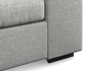 Link 4-sits Högervänd U-formad Large Soffa med Divan och Schäslong i Tyg - Ljusgrå - Möbler - Soffa - U-soffa