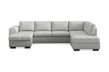 Link 4-sits Högervänd U-formad X-Large Soffa med Divan och Schäslong i Tyg