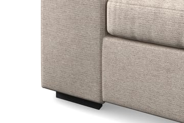 Link 4-sits Vänstervänd U-formad X-Large Soffa med Divan och Schäslong i Tyg - Beige - Möbler - Soffa - U-soffa