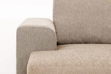 Link 5-sits Högervänd U-formad X-Large Soffa med Divan och Schäslong i Tyg - Beige - Möbler - Soffa - U-soffa