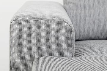 Link 5-sits Högervänd U-formad X-Large Soffa med Divan och Schäslong i Tyg - Ljusgrå - Möbler - Soffa - U-soffa