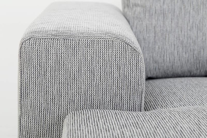 Link 5-sits Högervänd U-formad X-Large Soffa med Divan och Schäslong i Tyg - Ljusgrå - Möbler - Soffa - U-soffa
