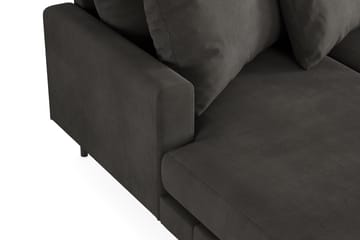 Menard 4-sits Högervänd Stor U-formad Djup Soffa med Divan och Schäslong i Manchester - Mörkgrå - Möbler - Soffa - U-soffa
