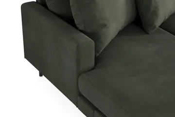Menard 4-sits Högervänd Stor U-formad Djup Soffa med Divan och Schäslong i Manchester - Mörkgrön - Möbler - Soffa - U-soffa