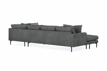 Menard 4-sits Högervänd U-formad Soffa med Divan och Schäslong i Manchester - Grå - Möbler - Soffa - U-soffa