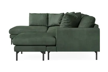 Menard 4-sits Vänstervänd Stor U-formad Djup Soffa med Divan och Schäslong i Manchester - Grön - Möbler - Soffa - U-soffa