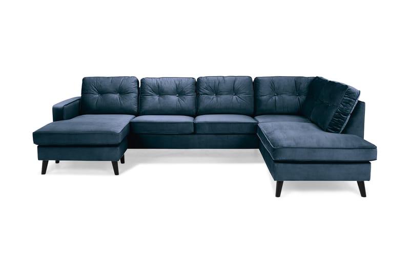 U-soffa Miller med Divan Vänster Sammet - Sammetssoffa - U-soffa