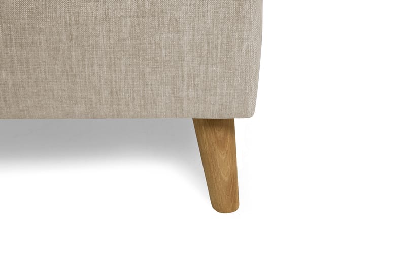 Monroe 6-sits Högervänd U-formad Large Soffa med Divan och Schäslong i Tyg - Beige - Möbler - Soffa - U-soffa