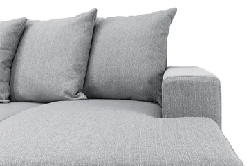 Nebraska U-soffa Divan Höger Kuvertkuddar - Ljusgrå - Möbler - Soffa - U-soffa