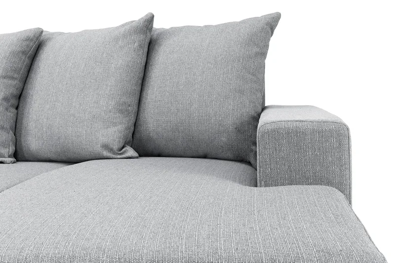 Nebraska U-soffa Divan Höger Kuvertkuddar - Ljusgrå - Möbler - Soffa - U-soffa