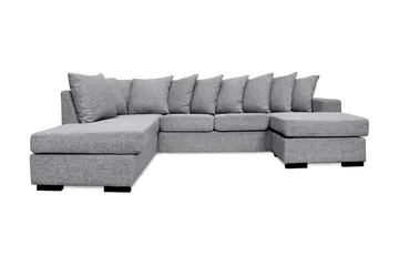 Nebraska U-soffa Vänster - Ljusgrå - Möbler - Soffa - U-soffa