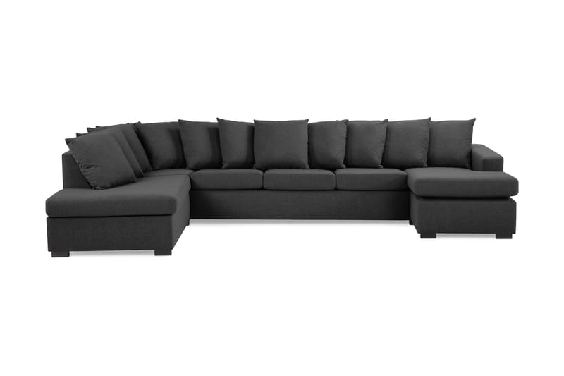 U-soffa Nevada XL Divan Höger inkl Kuvertkuddar - U-soffa