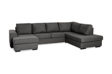 Ocean 4-sits Högervänd U-formad Large Soffa med Divan och Schäslong i Tyg - Mörkgrå - Möbler - Soffa - U-soffa