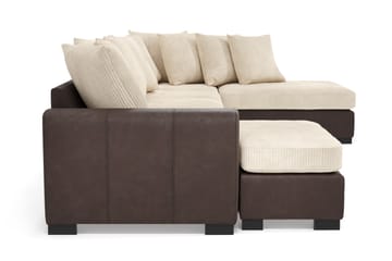 Ocean 5-sits Högervänd U-formad Large Soffa med Divan och Schäslong i Manchester - Beige - Möbler - Soffa - U-soffa