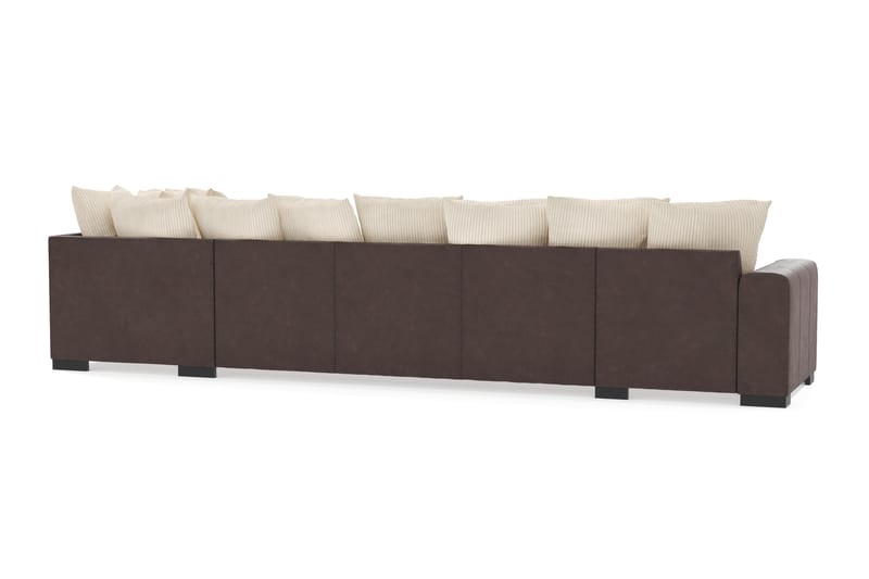 Ocean 5-sits Högervänd U-formad Large Soffa med Divan och Schäslong i Manchester - Beige - Möbler - Soffa - U-soffa
