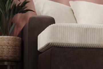 Ocean 5-sits Högervänd U-formad Large Soffa med Divan och Schäslong i Manchester - Beige - Möbler - Soffa - U-soffa